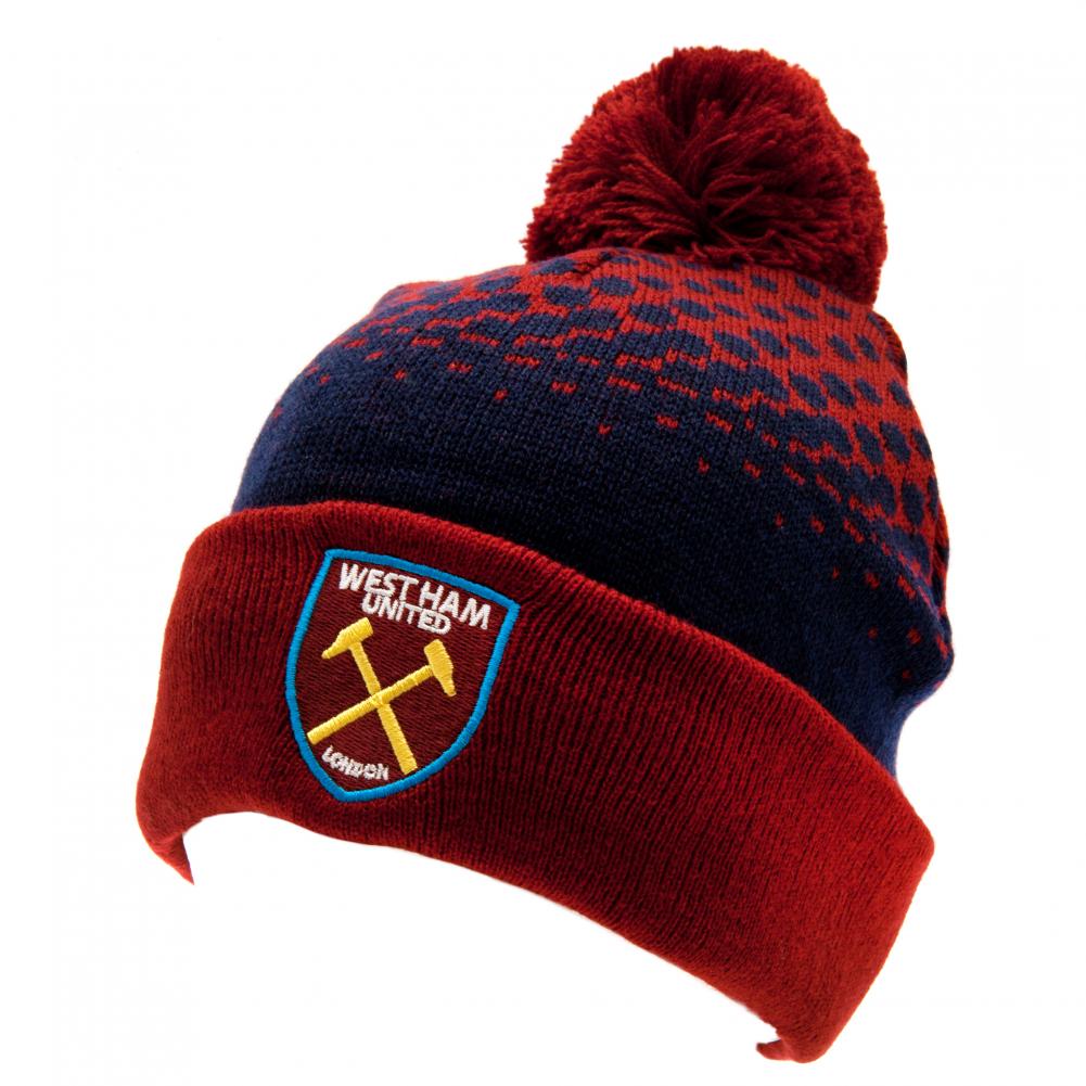 West Ham United FC Fade Ski Hat - Buy Knitted Hats at GiftMasters.co.uk