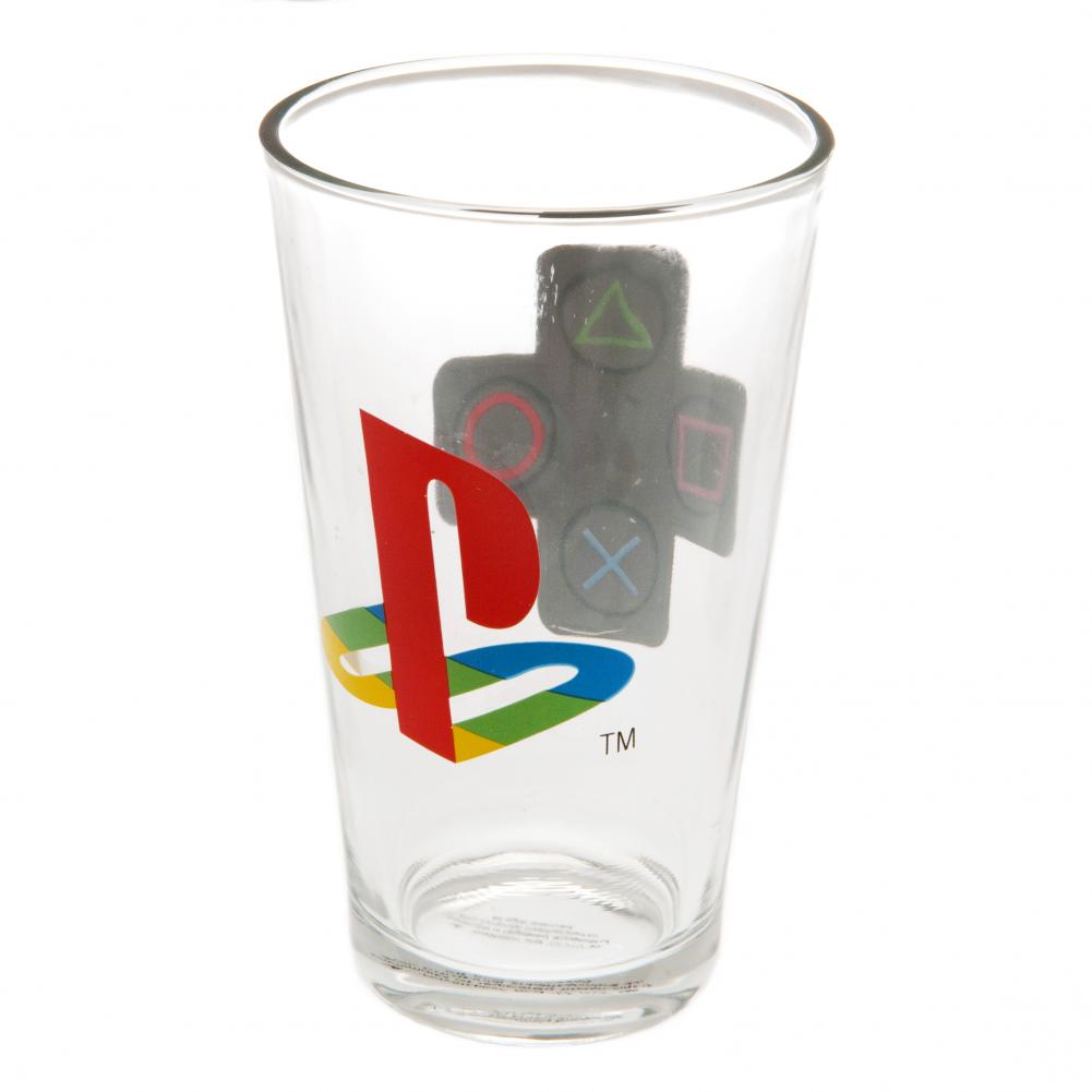 PlayStation Large Glass - Buy Pint Glasses & Tumblers at GiftMasters.co.uk