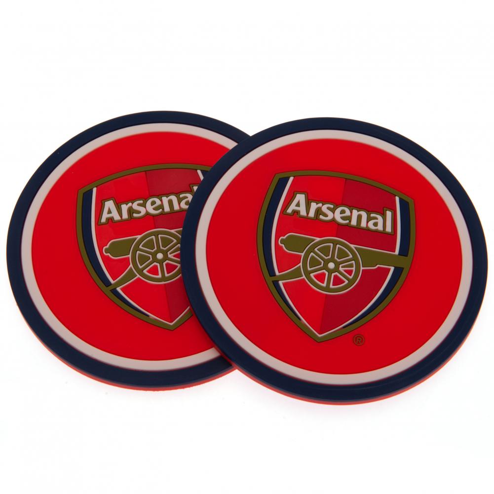 Arsenal FC 2pk Coaster Set - Buy Home Accessories at GiftMasters.co.uk