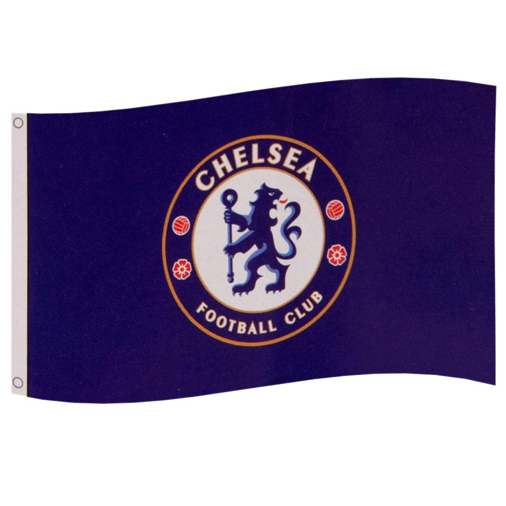 Chelsea FC Core Crest Flag - Buy  at GiftMasters.co.uk