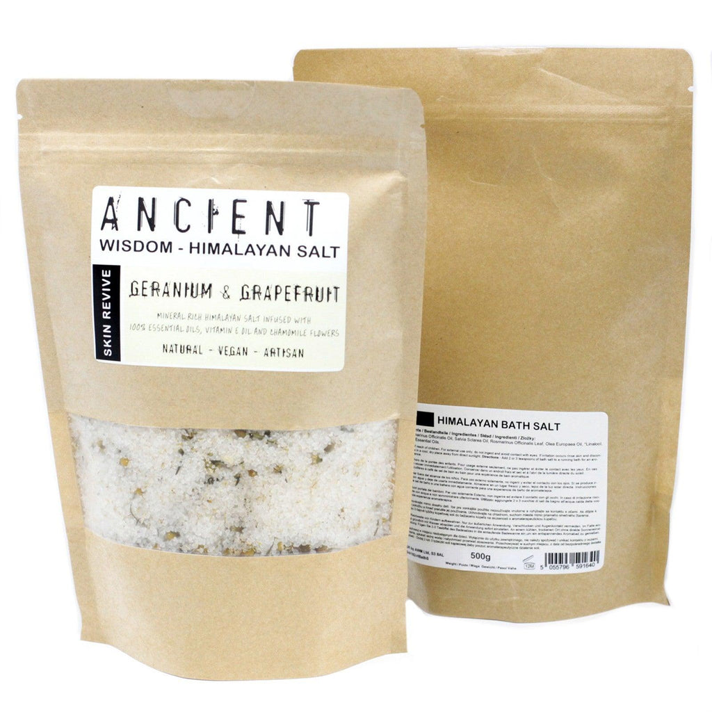 Himalayan Bath Salt Blend 500g - Skin Revive - Buy 0.5 at GiftMasters.co.uk