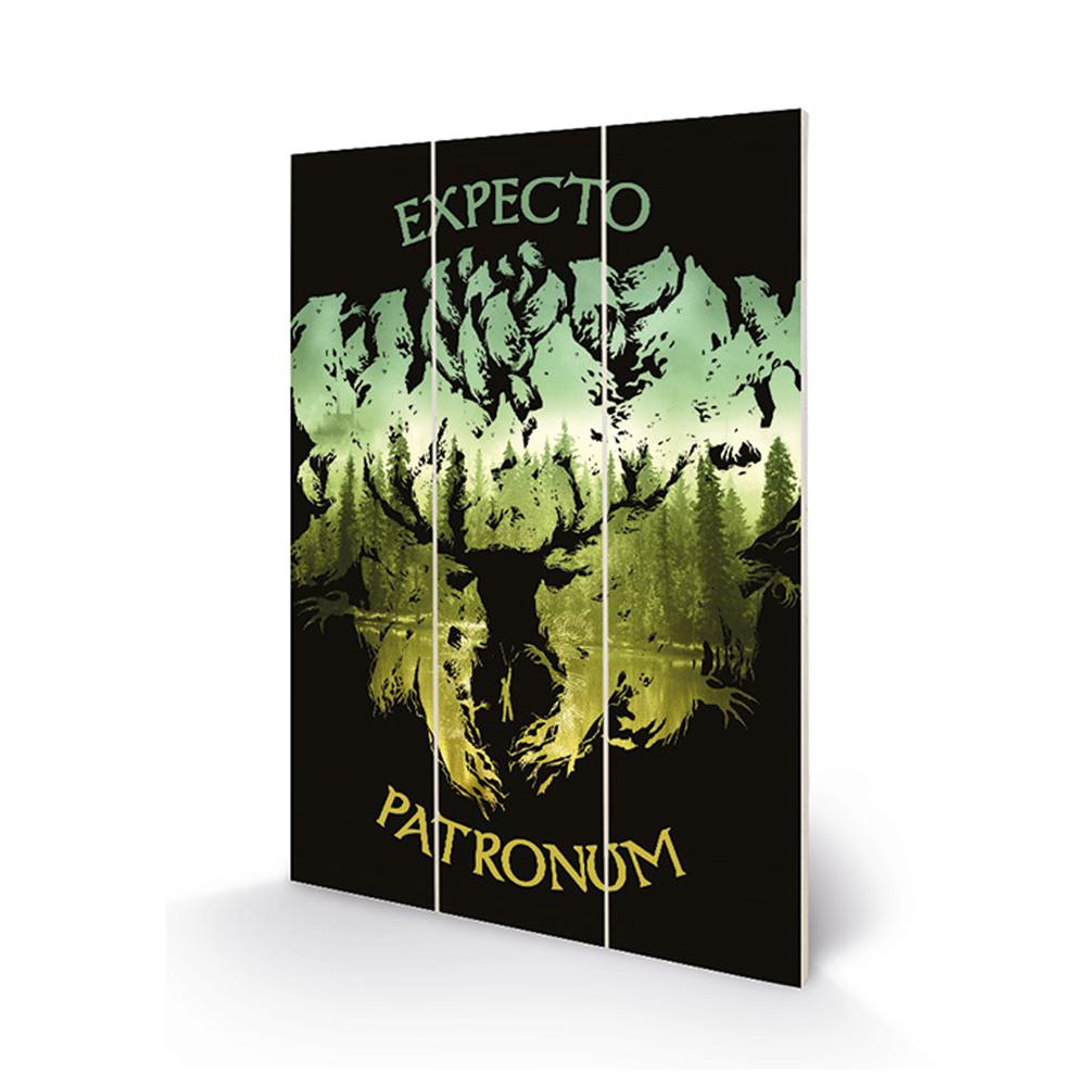 Harry Potter Expecto Patronum Wood Print - Buy  at GiftMasters.co.uk