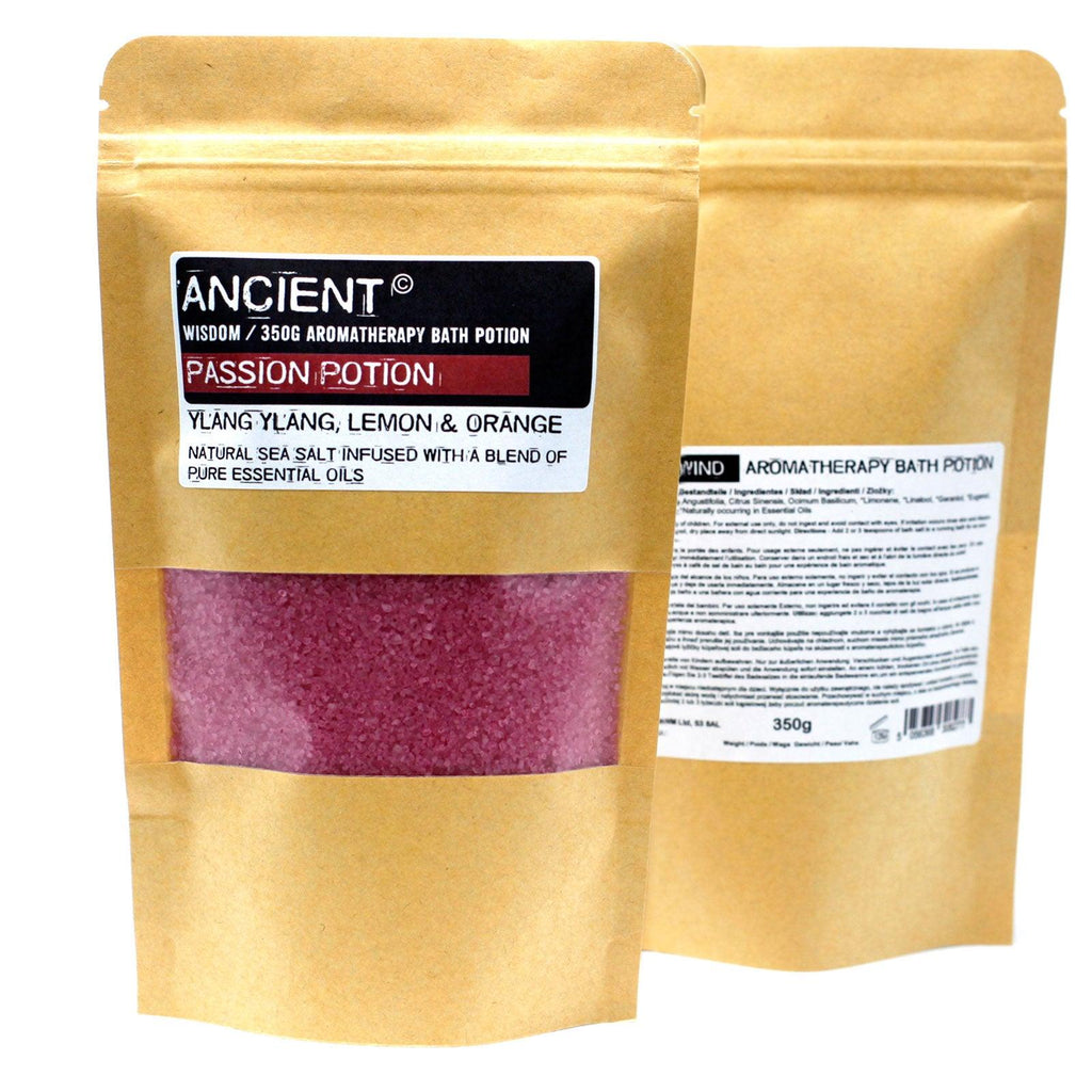 Aromatherapy Bath Potion in Kraft Bag 350g - Passion - Buy 0.35 at GiftMasters.co.uk