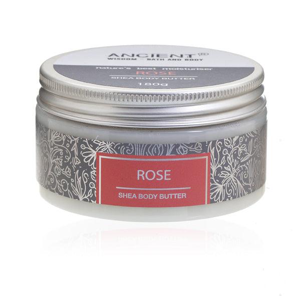 Shea Body Butter 180g - Rose - Buy 0.18 at GiftMasters.co.uk