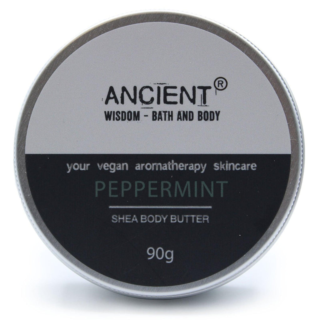 Aromatherapy Shea Body Butter 90g - Peppermint - Buy 0.09 at GiftMasters.co.uk