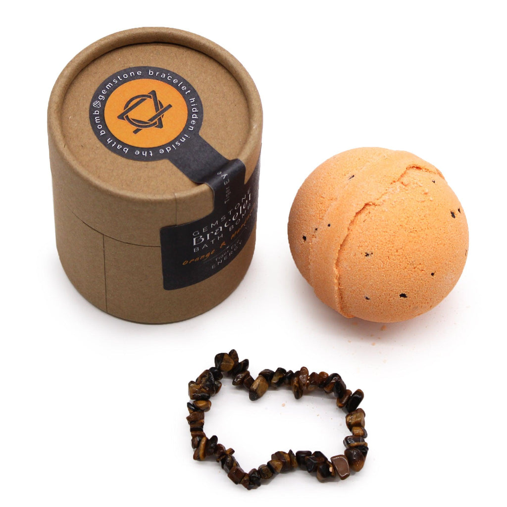 Tiger Eye Gem Bracelet Bath Bomb - Buy 0.17 at GiftMasters.co.uk