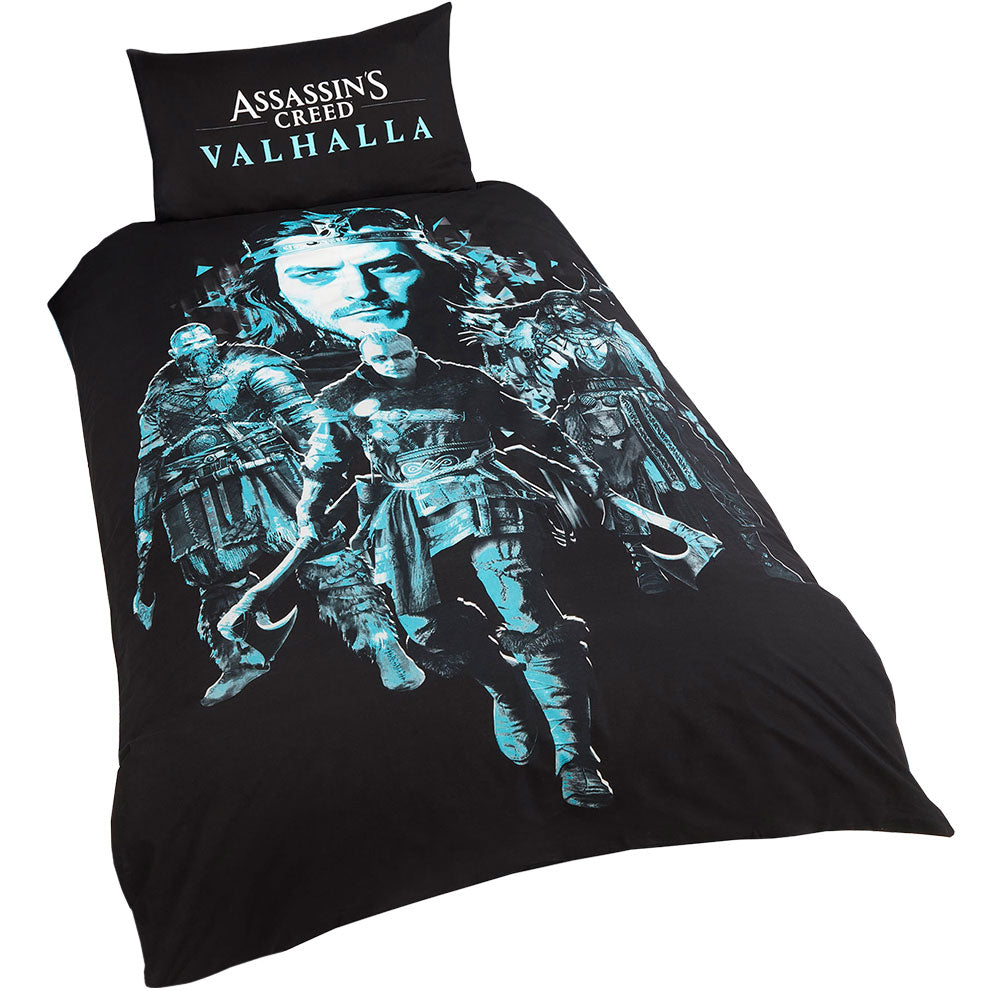 Assassins Creed Valhalla Single Duvet Set - Buy Bed Linen at GiftMasters.co.uk