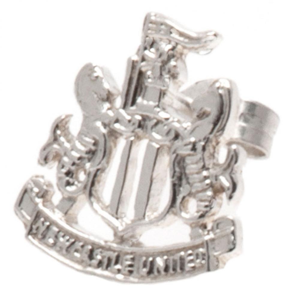 Newcastle United FC Sterling Silver Stud Earring - Buy Sterling Silver at GiftMasters.co.uk