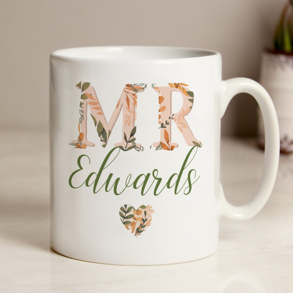Personalised Mr Autumnal Mug - Buy Mugs at GiftMasters.co.uk