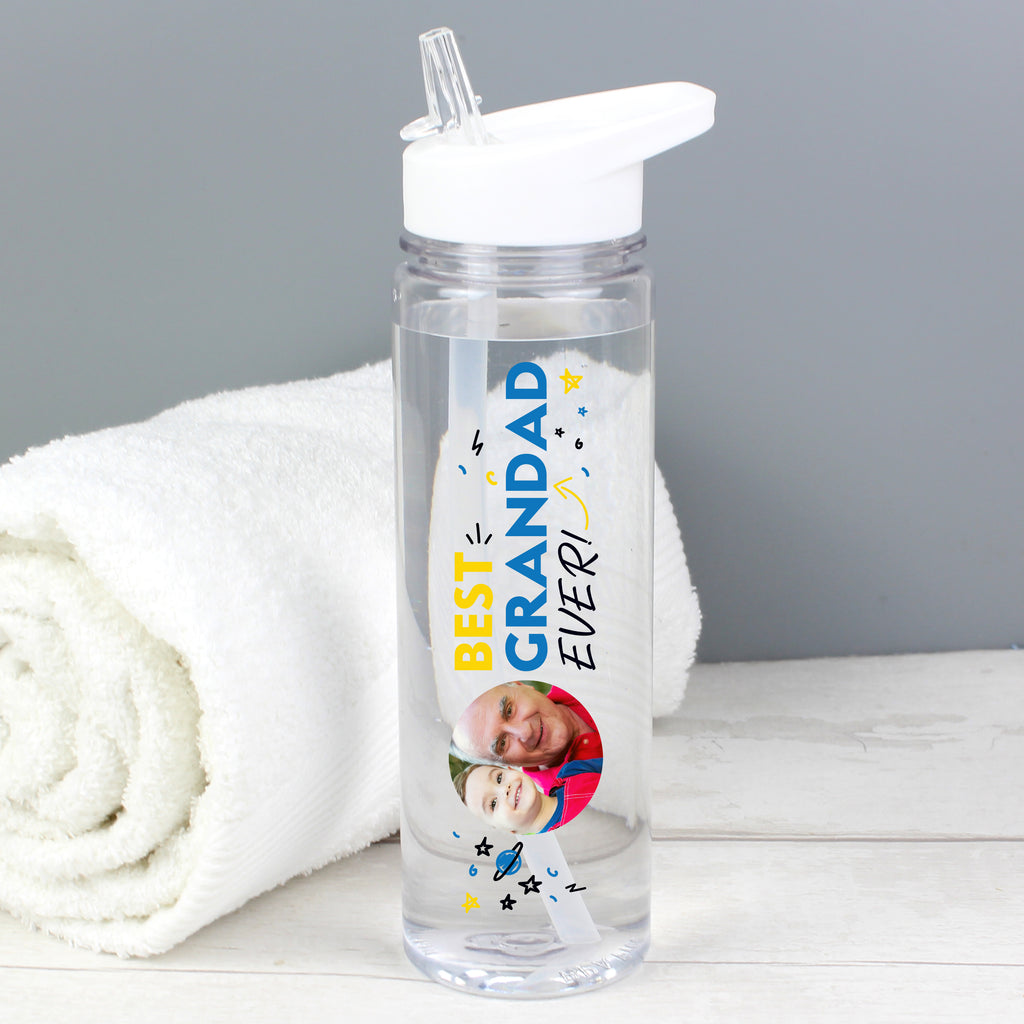 Personalised Best Ever Photo Upload Water Bottle - Buy Photo Upload Products at GiftMasters.co.uk