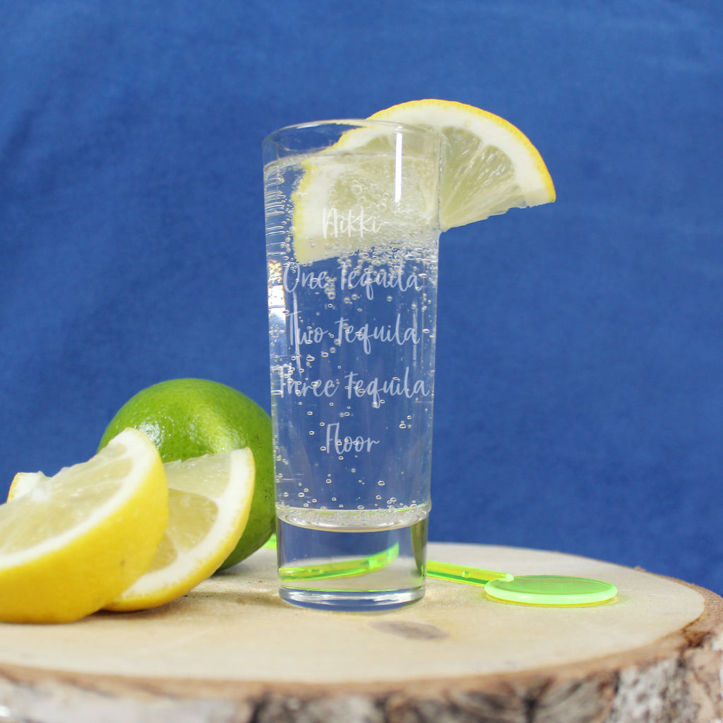 Personalised Free Text Shot Glass - Buy Glasses & Barware at GiftMasters.co.uk