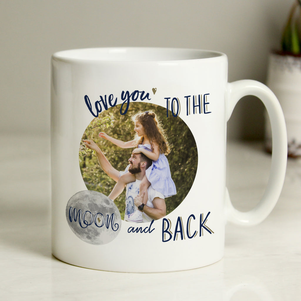 Personalised Moon & Back Photo Upload Mug - Buy Photo Upload Products at GiftMasters.co.uk