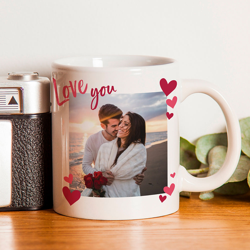 Personalised Love You Photo Upload Mug - Buy Photo Upload Products at GiftMasters.co.uk