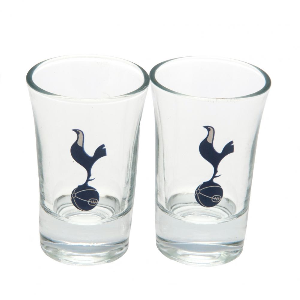 Tottenham Hotspur FC 2pk Shot Glass Set - Buy Shot Glasses at GiftMasters.co.uk