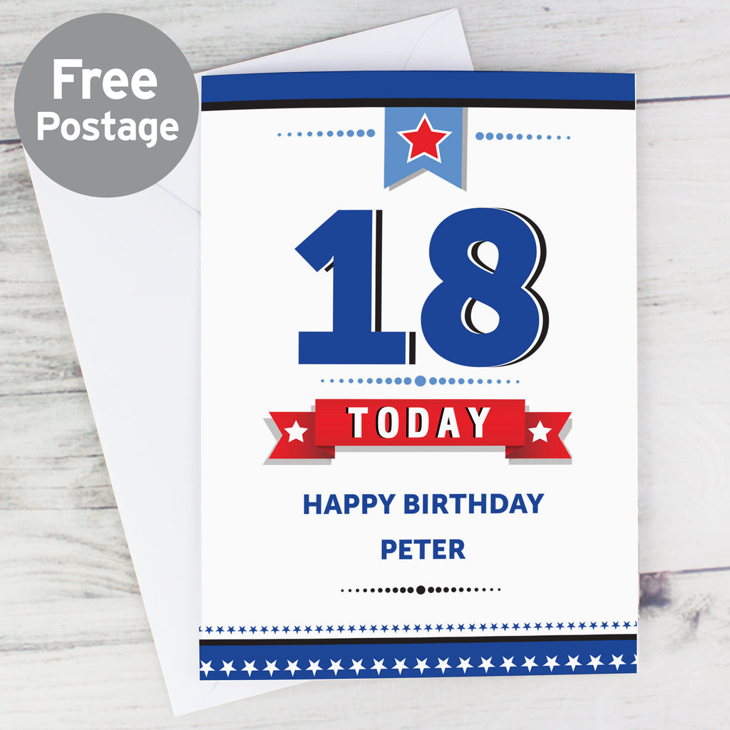 Personalised Birthday Star Card - Buy Greetings Cards at GiftMasters.co.uk