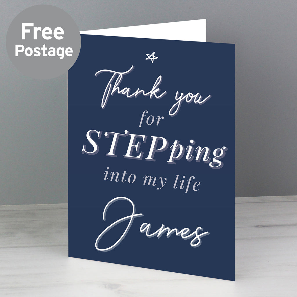 Personalised Stepdad Card - Buy Greetings Cards at GiftMasters.co.uk