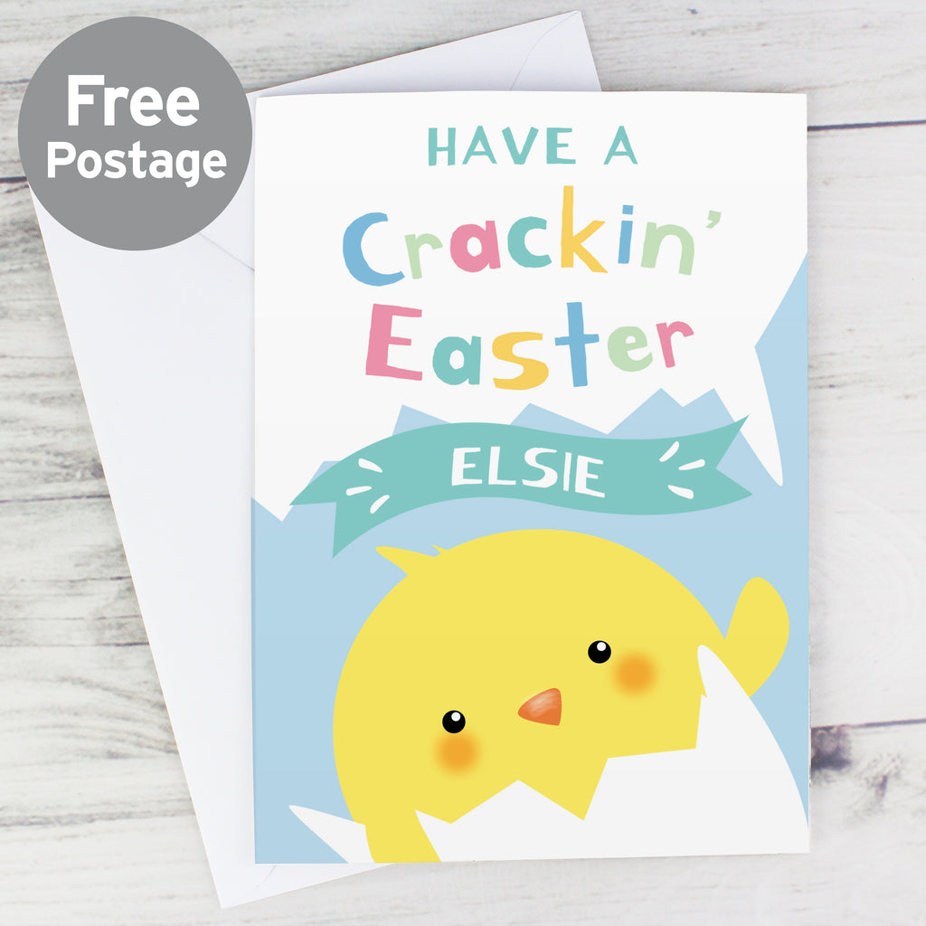 Personalised Have A Cracking Easter Card - Buy Greetings Cards at GiftMasters.co.uk