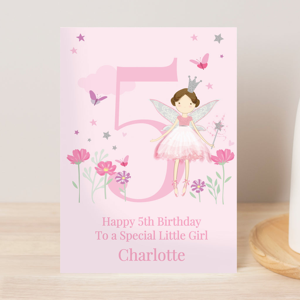 Personalised Fairy Princess Birthday Card - Buy Greetings Cards at GiftMasters.co.uk