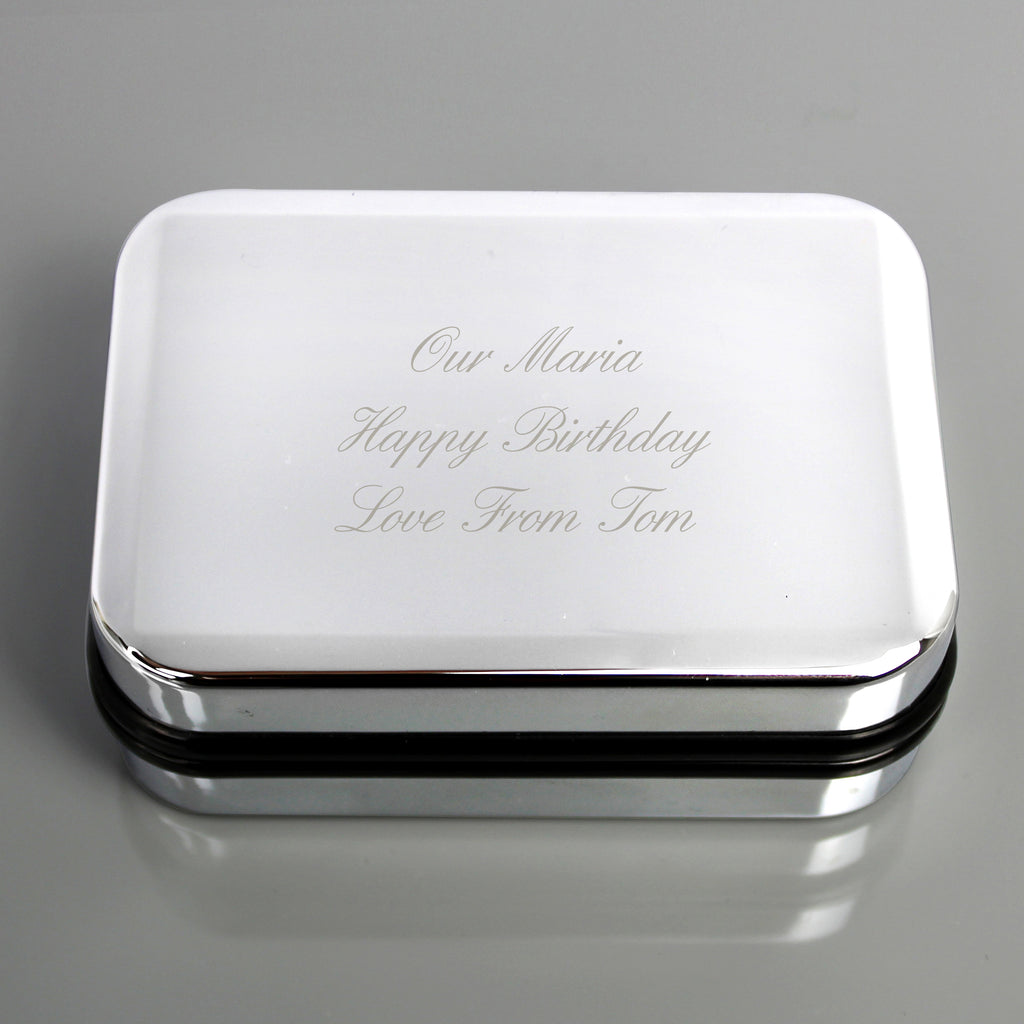 Personalised Necklace Gift Box - Buy Trinket, Jewellery & Keepsake Boxes at GiftMasters.co.uk