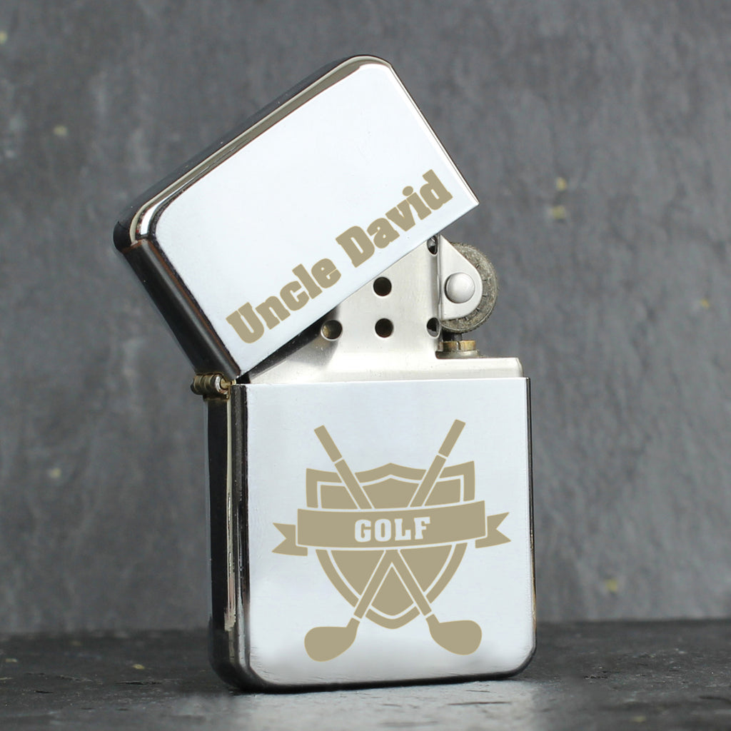 Personalised Golf Lighter - Buy Keepsakes at GiftMasters.co.uk