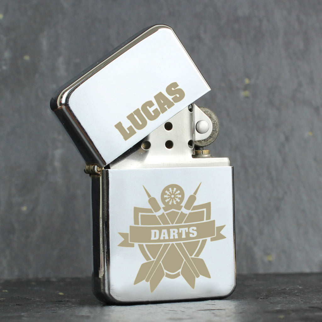 Personalised Darts Lighter - Buy Keepsakes at GiftMasters.co.uk