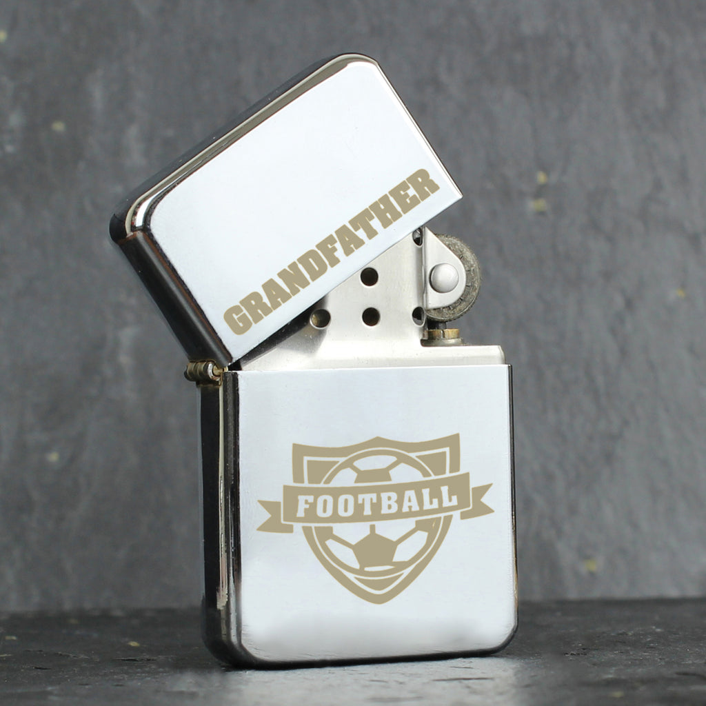 Personalised Football Lighter - Buy Keepsakes at GiftMasters.co.uk