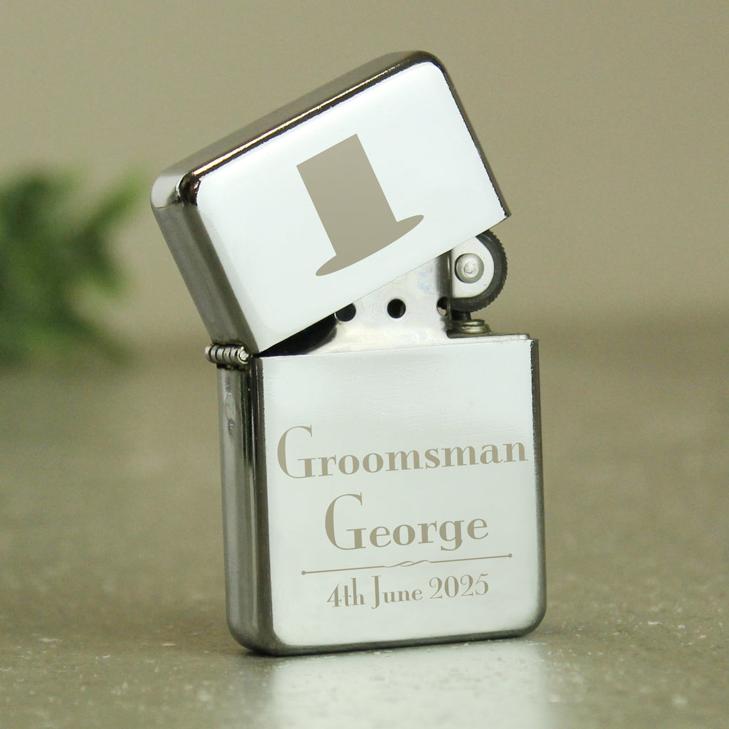 Personalised Groomsman Lighter - Buy Keepsakes at GiftMasters.co.uk