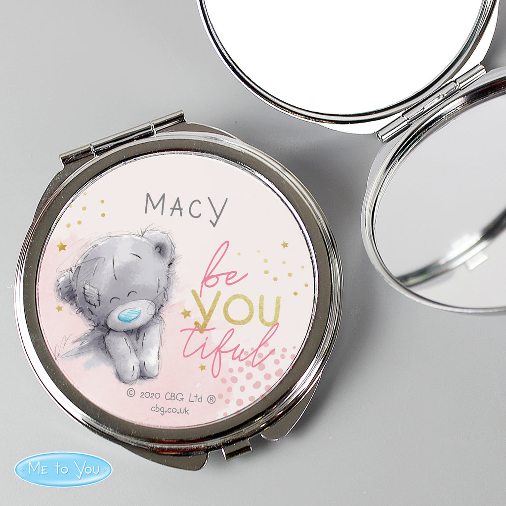Personalised Me To You Be-You-Tiful Compact Mirror - Buy Keepsakes at GiftMasters.co.uk