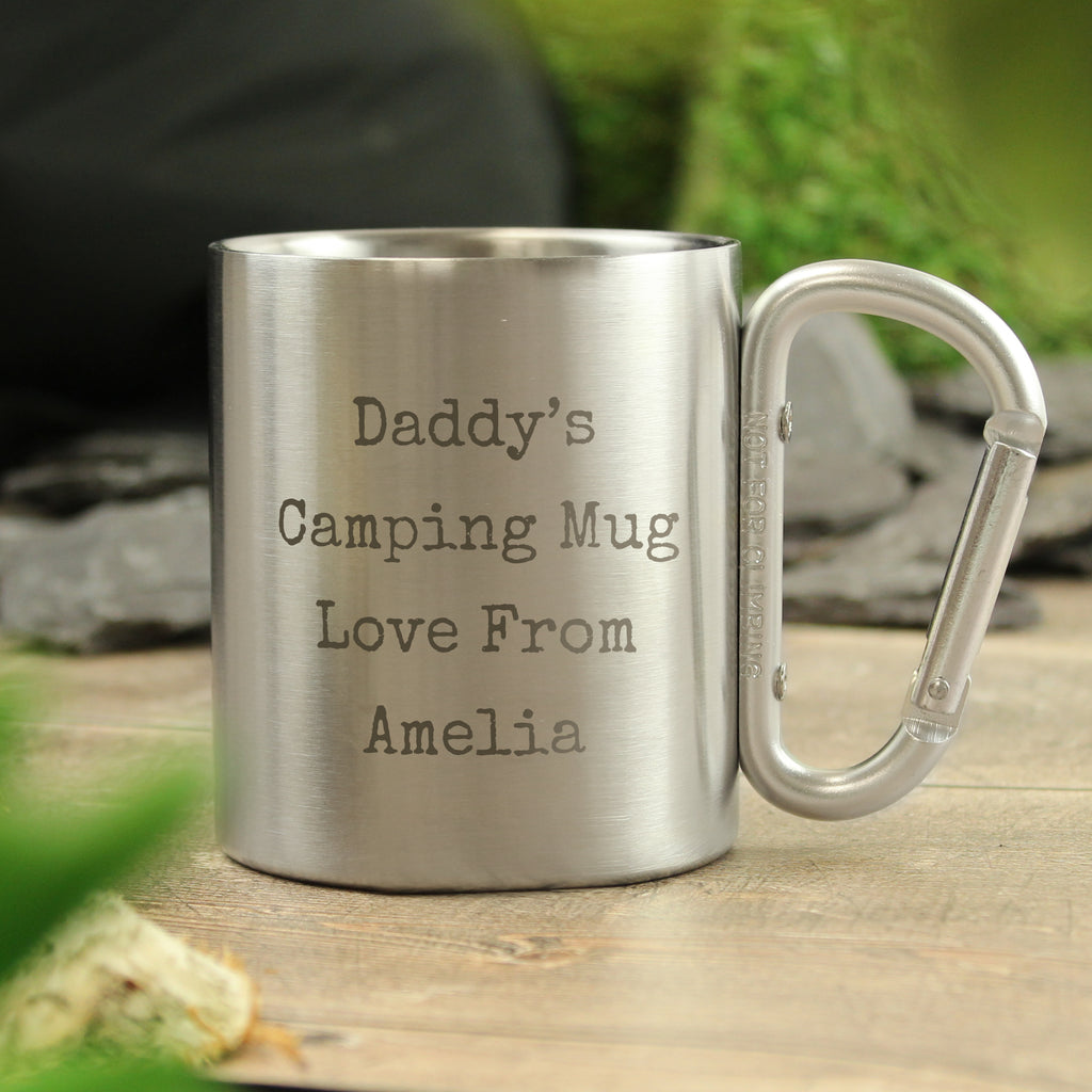 Personalised Free Text Metal Mug - Buy Travel Mugs at GiftMasters.co.uk