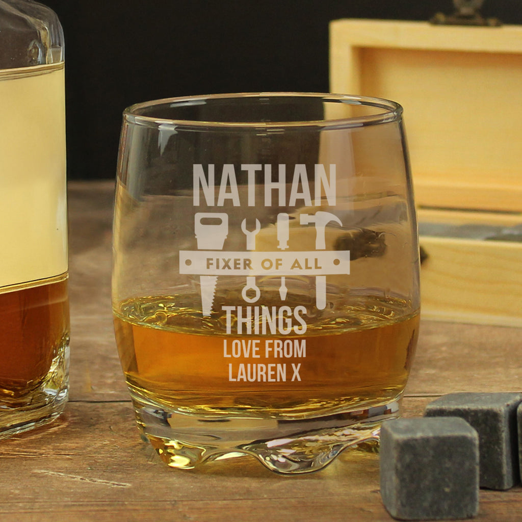 Personalised Fixer of All Things Tumbler - Buy Glasses & Barware at GiftMasters.co.uk