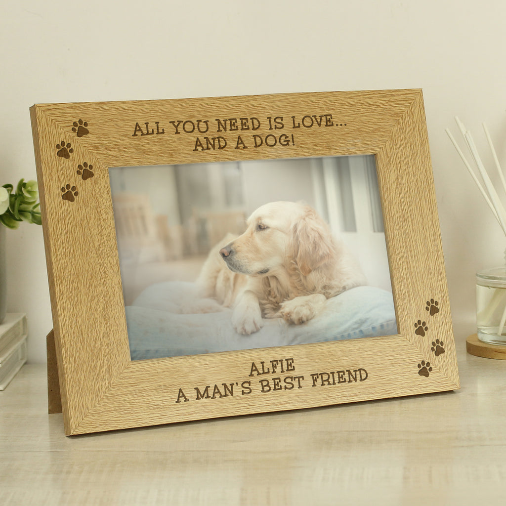 Personalised Pet 6x4 Photo Frame - Buy Pet Gifts at GiftMasters.co.uk