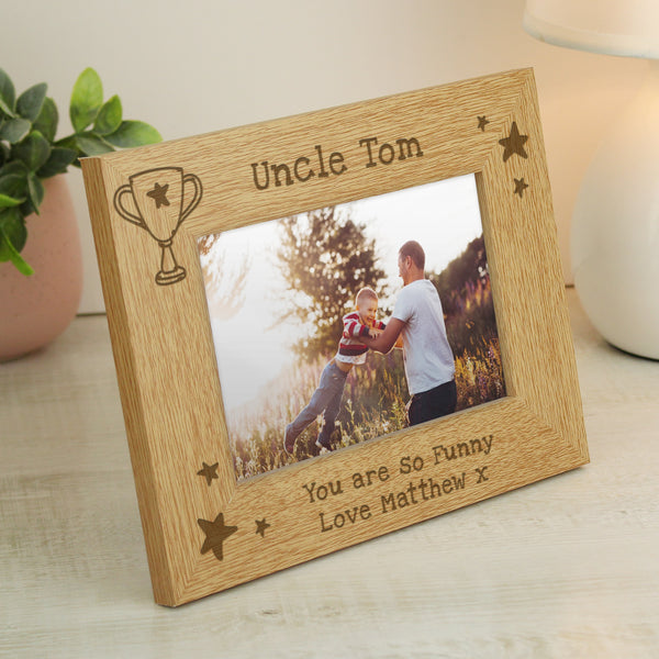 Personalised Simply The Best 6x4 Landscape Wooden Photo Frame