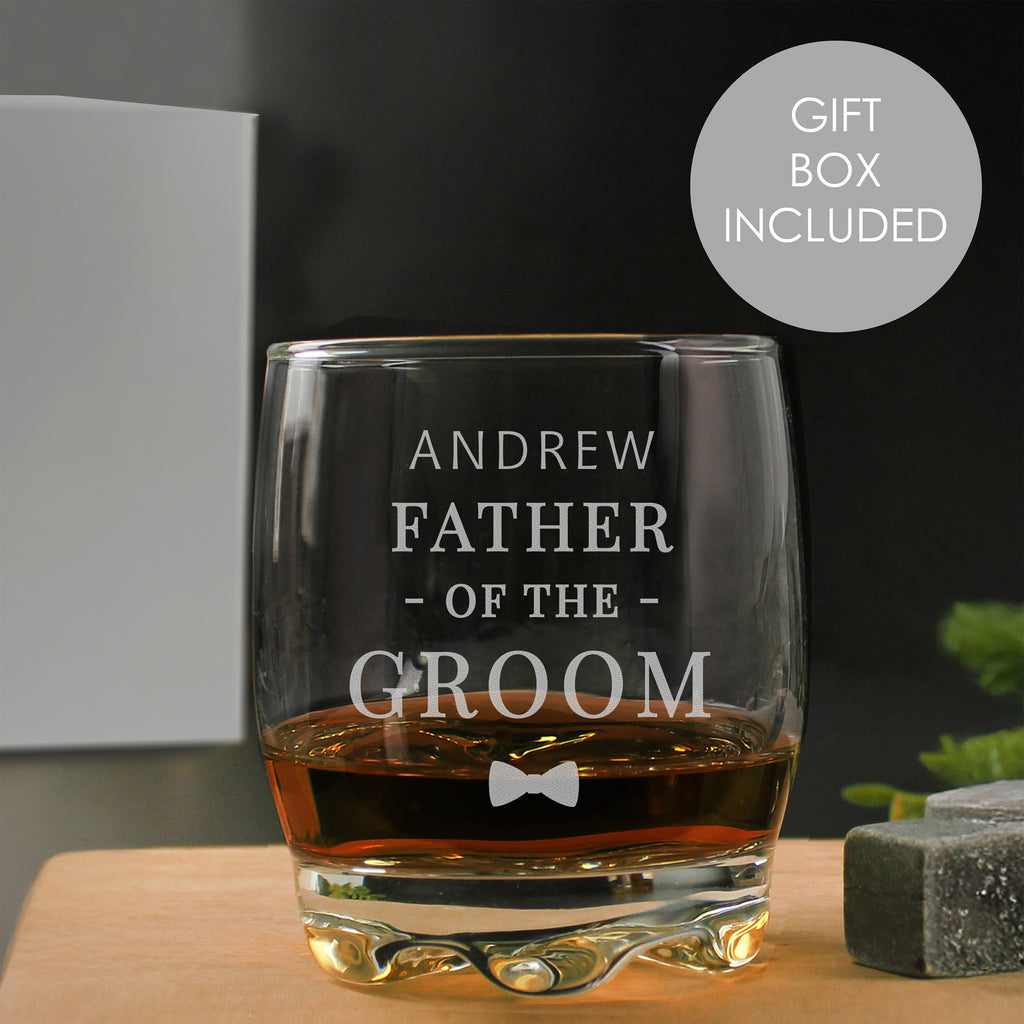 Personalised Father of the Groom Tumbler - Buy Glasses & Barware at GiftMasters.co.uk