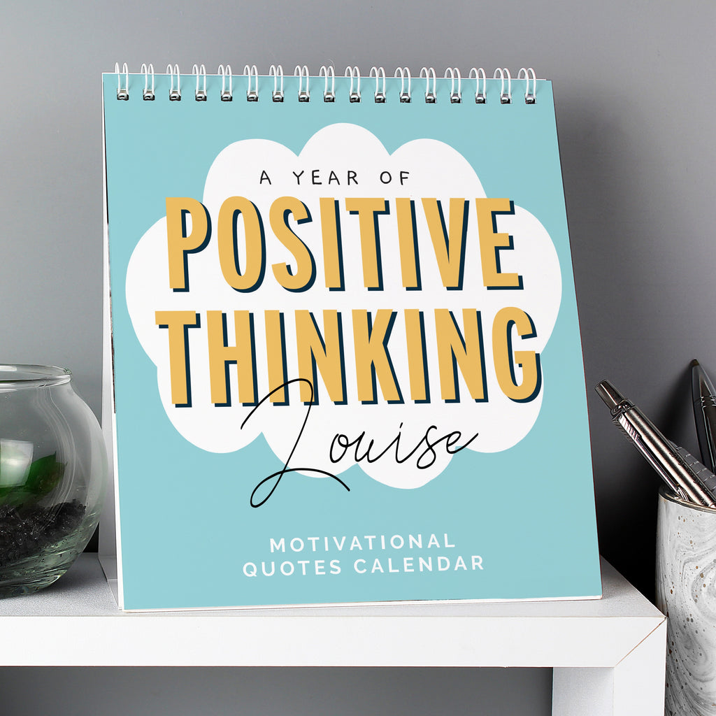 Personalised Motivational Quotes Desk Calendar - Buy Stationery & Pens at GiftMasters.co.uk