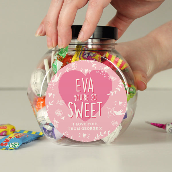 Personalised Youre So Sweet Sweet Jar