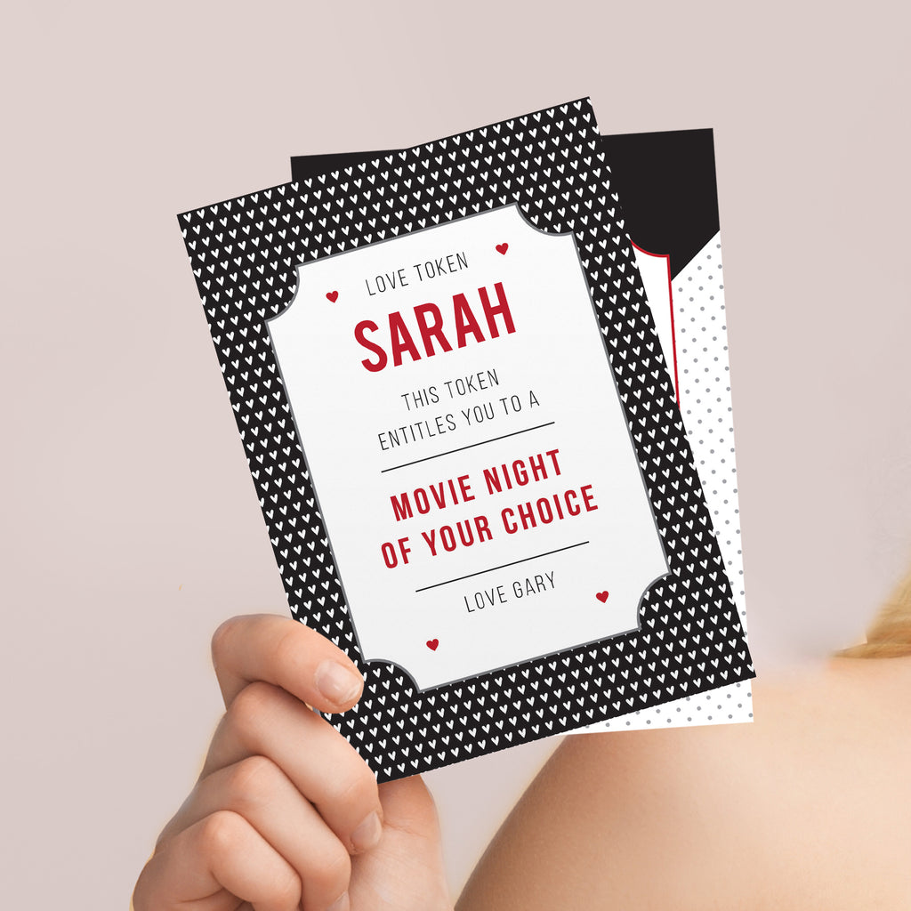 Personalised Love Tokens - Buy Greetings Cards at GiftMasters.co.uk