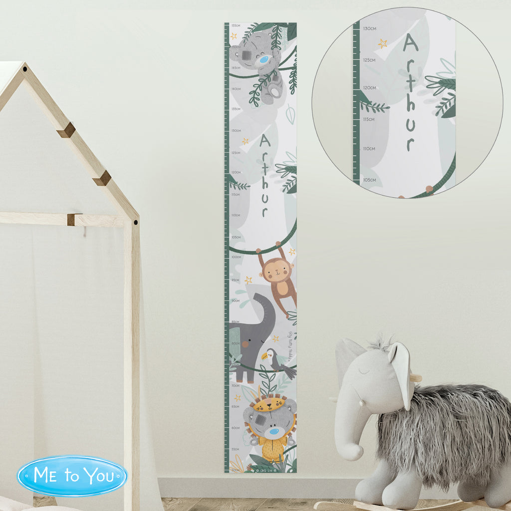 Personalised Tiny Tatty Teddy Wild One Height Chart - Buy Keepsakes at GiftMasters.co.uk