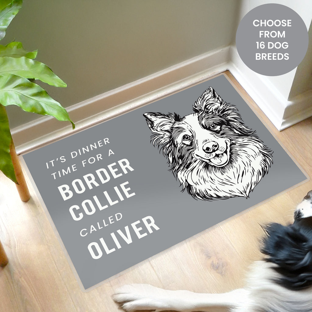 Personalised Dog Breed Food Mat - Buy Pet Gifts at GiftMasters.co.uk