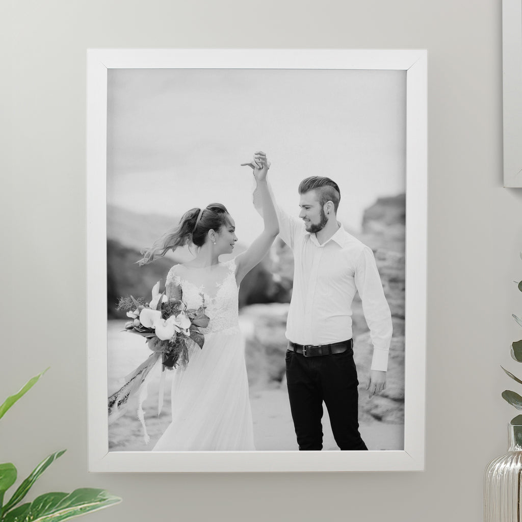 Personalised Photo Upload White Poster Frame - Buy Framed Prints at GiftMasters.co.uk