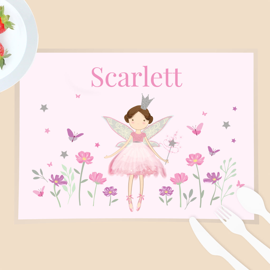 Personalised Fairy Princess Placemat - Buy Kitchen, Baking & Dining Gifts at GiftMasters.co.uk