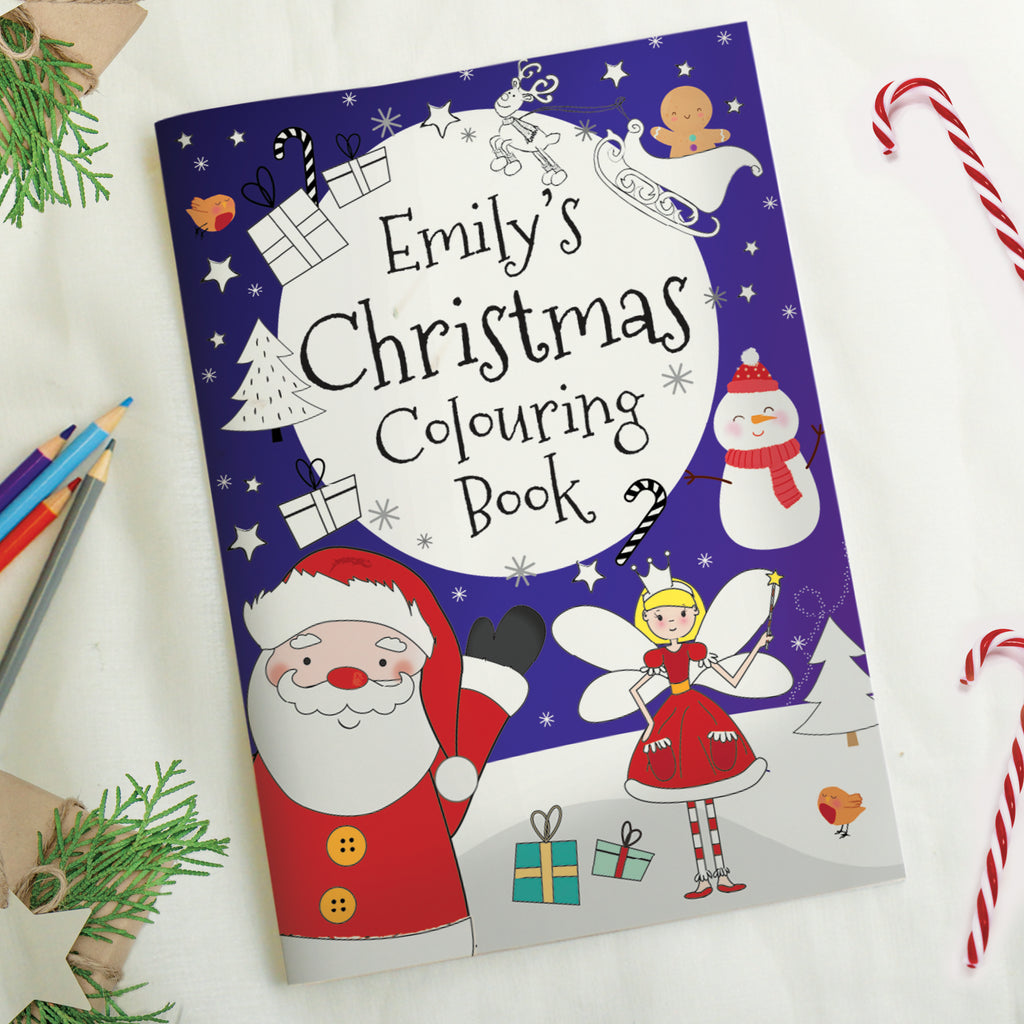 Personalised 'It's Christmas' Fairy Colouring Book - Buy Books at GiftMasters.co.uk