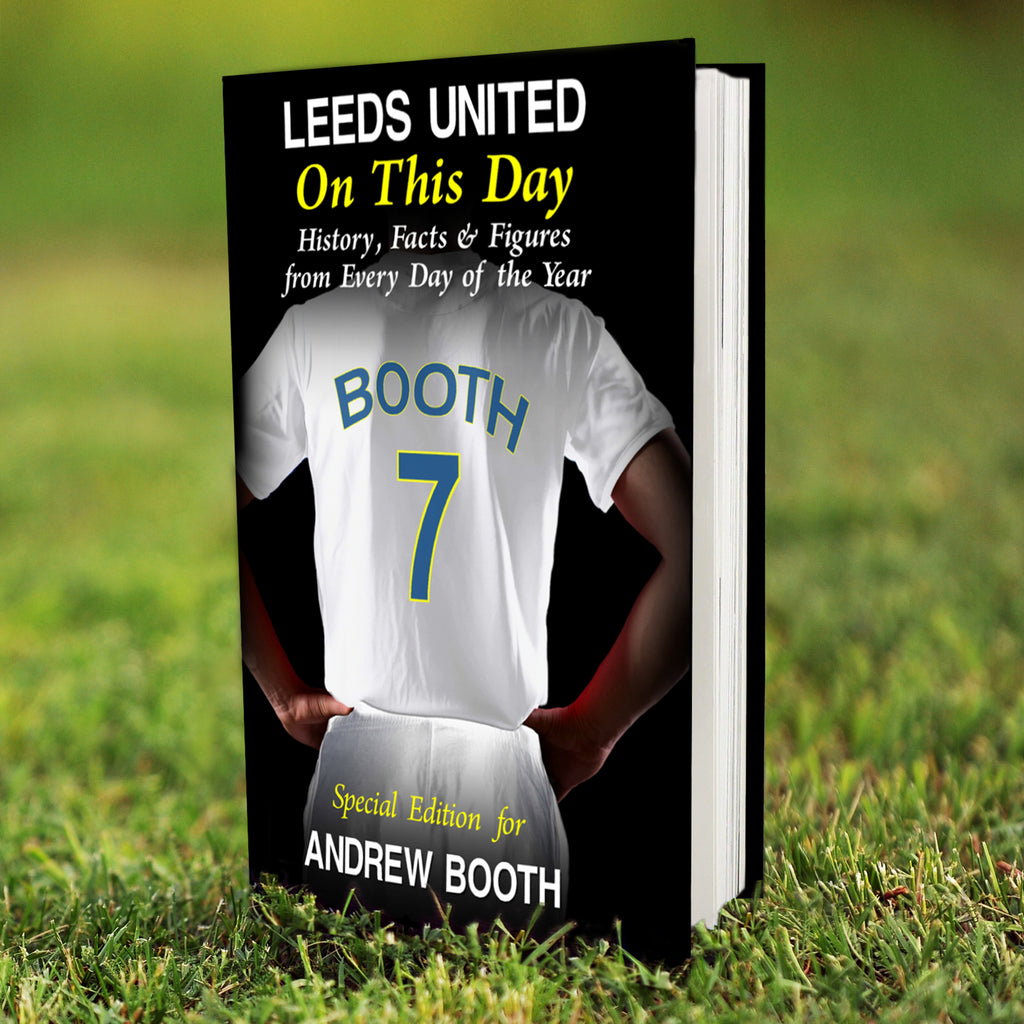 Personalised Leeds on this Day Book - Buy Books at GiftMasters.co.uk