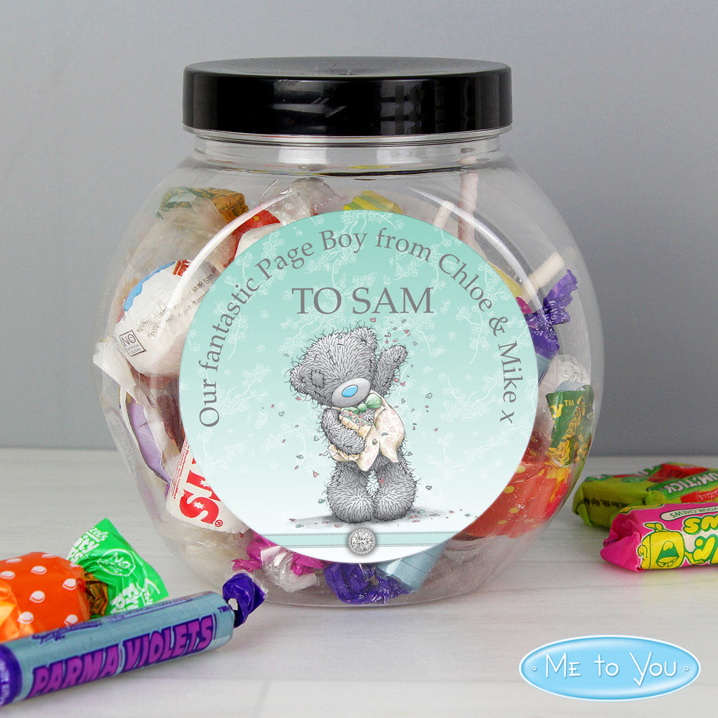 Personalised Me To You Pageboy Wedding Sweets - Buy Confectionery at GiftMasters.co.uk