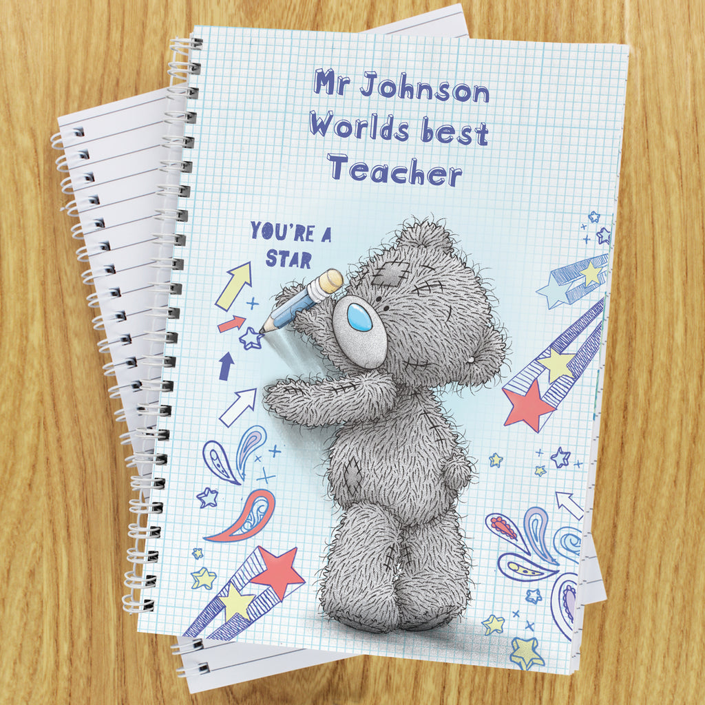 Personalised Me to You Teacher A5 Notebook - Buy Stationery & Pens at GiftMasters.co.uk