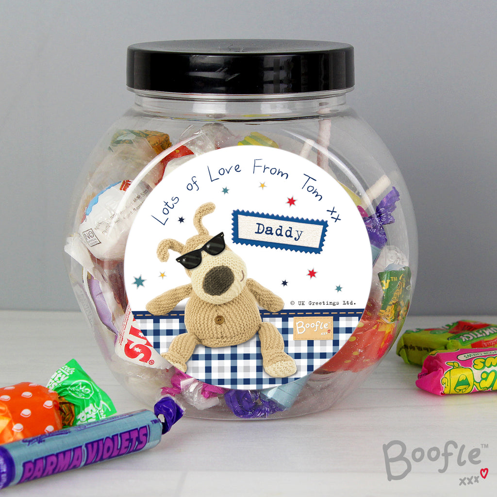 Personalised Boofle Stars Sweet Jar - Buy Confectionery at GiftMasters.co.uk