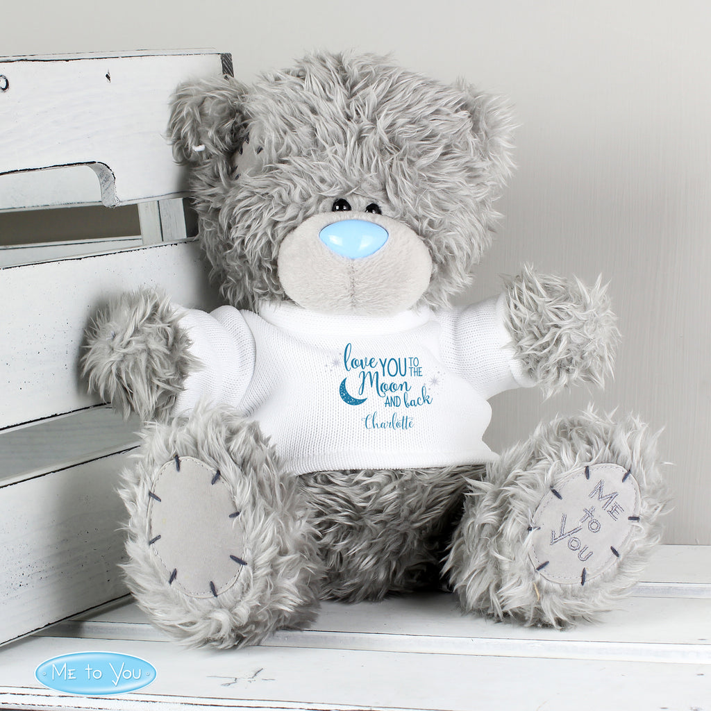 Personalised Me to You Bear 'To the Moon and Back' - Buy Plush at GiftMasters.co.uk