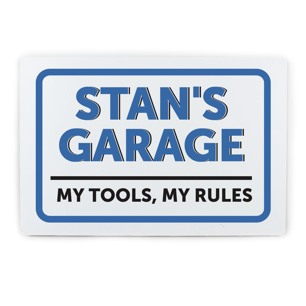 Personalised Garage Plaque - Buy Hanging Decorations & Signs at GiftMasters.co.uk