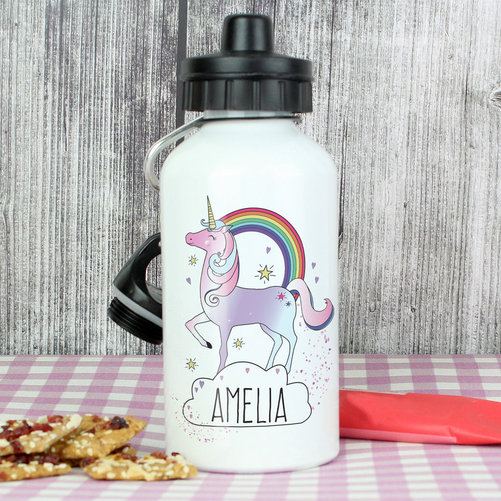 Personalised Unicorn Drinks Bottle - Buy Drinks Bottles at GiftMasters.co.uk