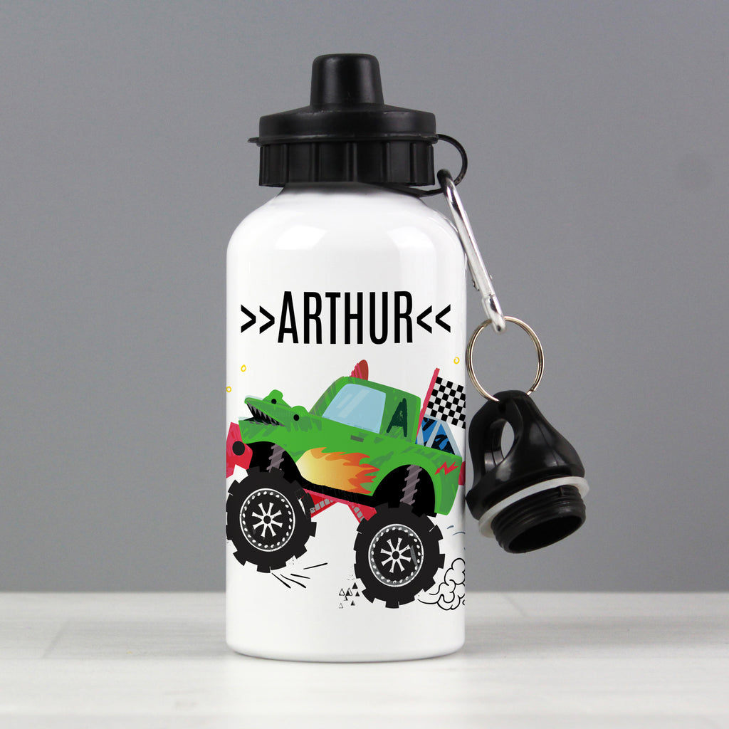 Personalised Monster Truck Drinks Bottle - Buy Drinks Bottles at GiftMasters.co.uk
