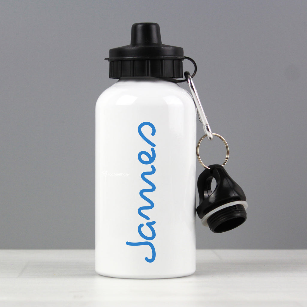 Personalised Blue Name Drinks Bottle - Buy Drinks Bottles at GiftMasters.co.uk